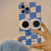 Big Eyes Checkered iPhone Case