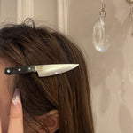 knife hair clips boogzel apparel 🔪