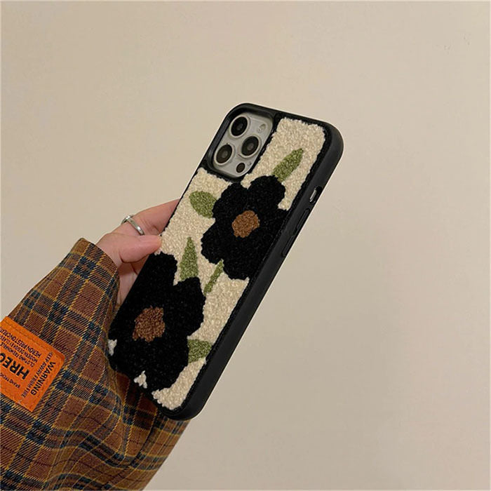 flower teddy iphone case boogzel apparel
