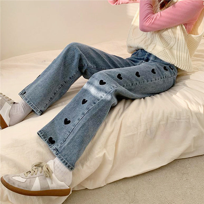 heart jeans boogzel apparel
