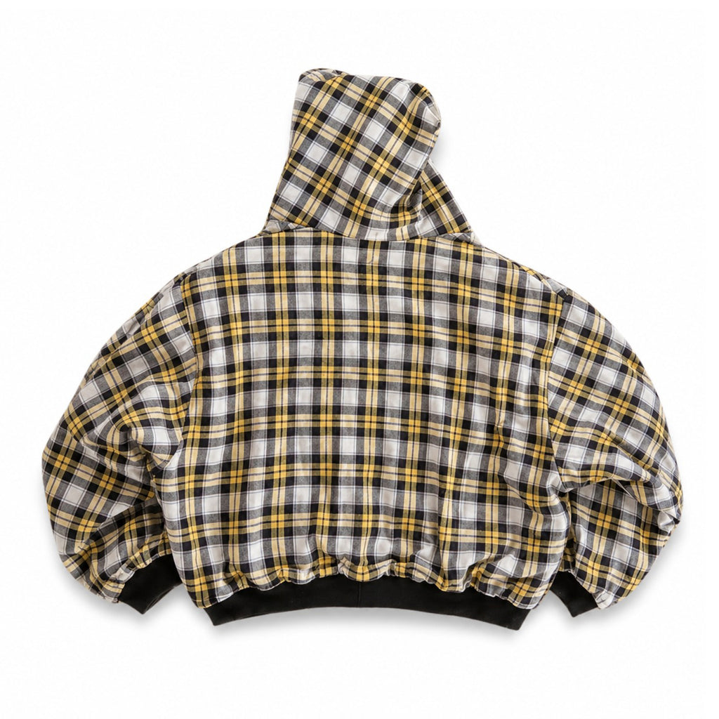 Black-Yellow-90s-Plaid-Reversible-Hoodie-boogzel-clothing
