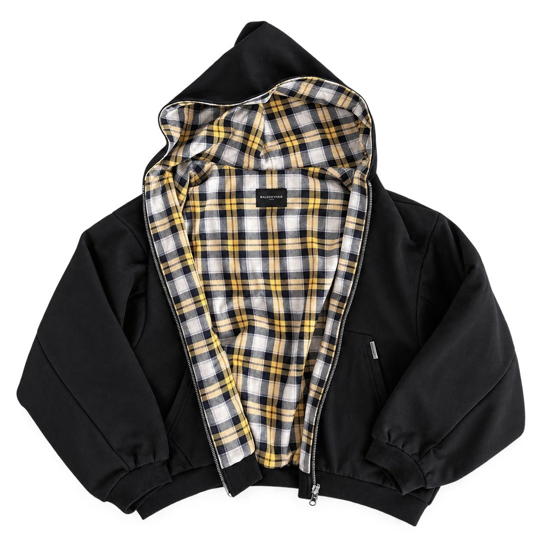 Black-Yellow-90s-Plaid-Reversible-Hoodie-boogzel-clothing