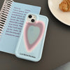 blue gradient heart iphone case boogzel apparel