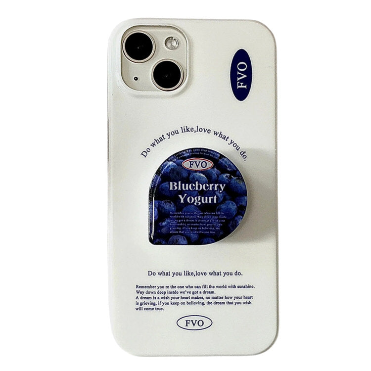 Blueberry Yogurt Aesthetic IPhone Case