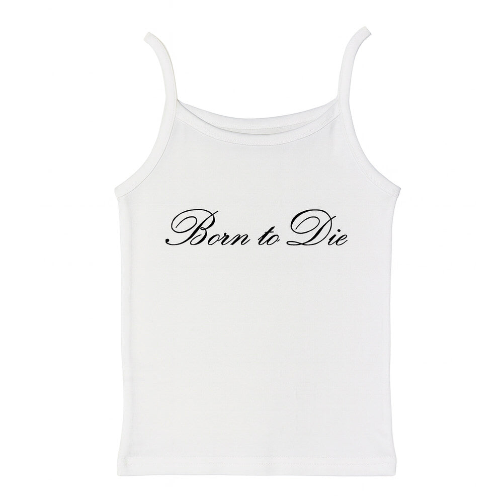Born-to-Die-Y2K-Tank-Top