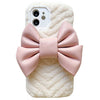 bow fluffy iphone case boogzel apparel