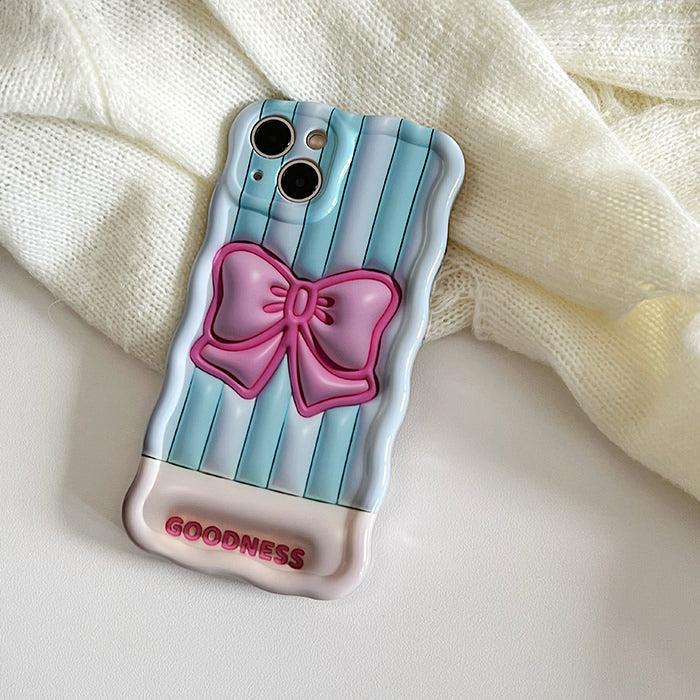 bow stripes iphone case boogzel apparel