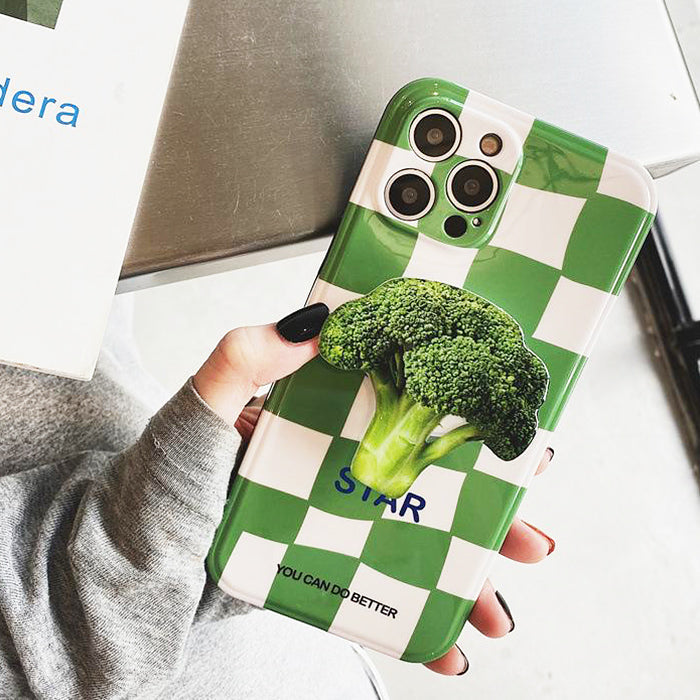 broccoli gtreen iphone case boogzel apparel