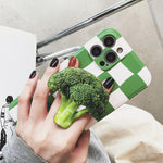 broccoli checker iphone case shop