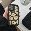 brown flowers iphone case boogzel apparel