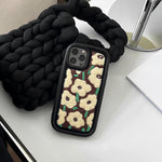 flowers embroidery iphone case boogzel apparel