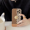 aesthetic houndstooth print iphone case shop