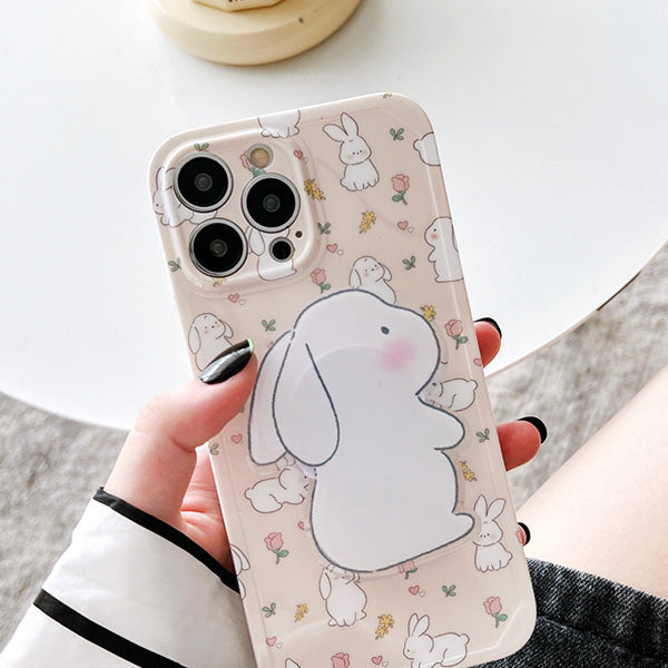 bunny aesthetic phone case boogzel apparel