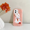 bunny fluffy iphone case boogzel apparel