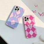 butterfly argyle iphone case boogzel apparel