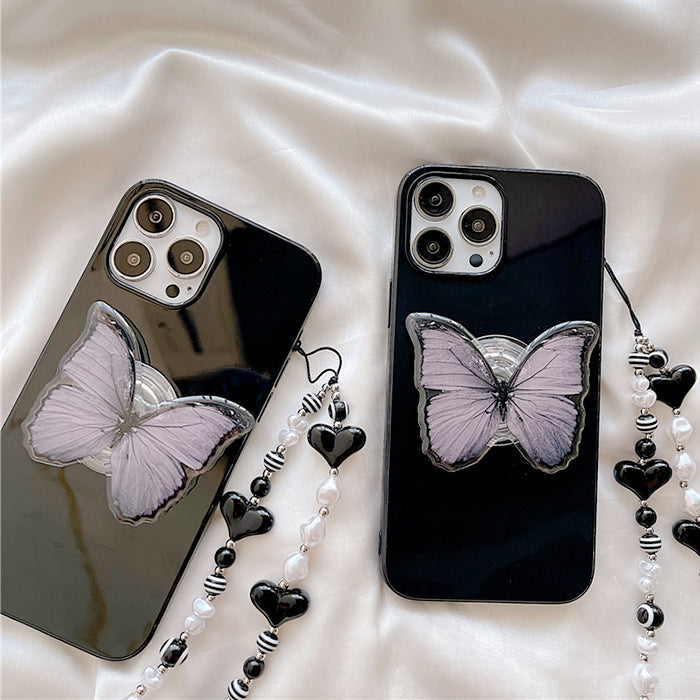 black butterfly iphone case boogzel apparel