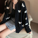 Butterfly Cardigan aesthetic clothes boogzel apparel