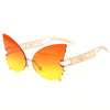 butterfly gradient sunglasses boogzel apparel