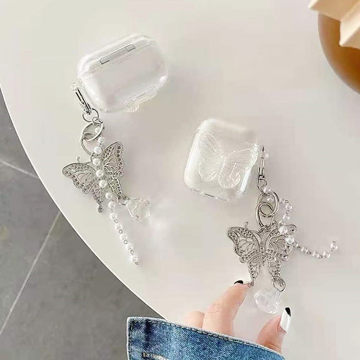 butterfly clear airpods case boogzel apparel