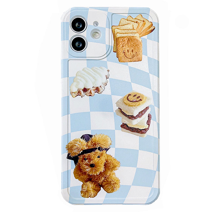 cake checkerboard iphone case boogzel apparel