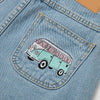minivan embroidery shorts boogzel apparel
