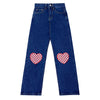 heart patch aesthetic jeans boogzel apparel