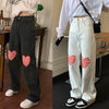 heart patch aesthetic jeans boogzel apparel