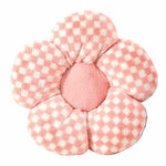 Checkered Flower Pillow boogzel 