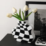 checkerboard vase boogzel apparel