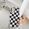black and white plaid iphone case boogzel apparel