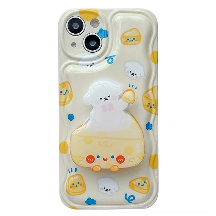 cheese puppy iphone case boogzel apparel