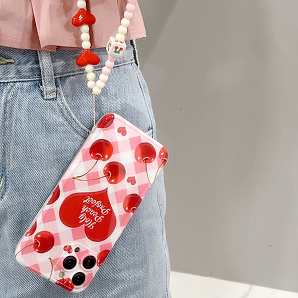 cherry iphone case boogzel apparel
