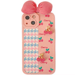 cherry bow iphone case boogzel apparel