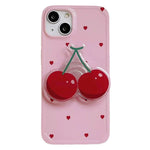 cherry heart iphone case boogzel apparel