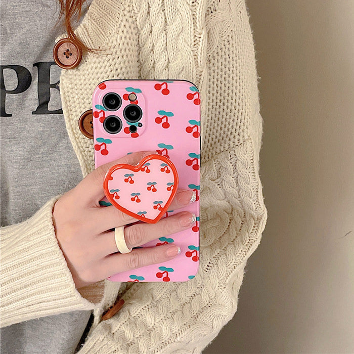 cherry print iphone case boogzel apparel