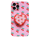 cherry pink iphone case boogzel apparel