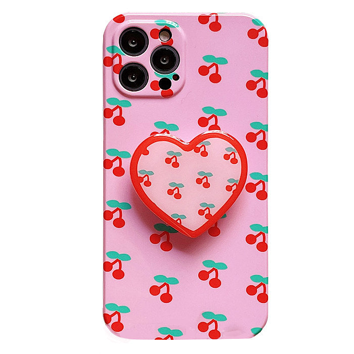 cherry pink iphone case boogzel apparel