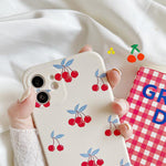 cherry print iphone case shop
