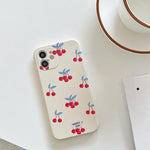 cherry print iphone case buy