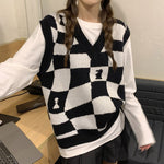 Chess Board Vest boogzel apparel