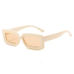 creamy white rectangle sunglasses boogzel apparel