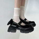 Chunky Platform Mary Jane Sandals , aesthetic shoes boogzel clothing