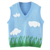 cloud knit vest boogzel apparel