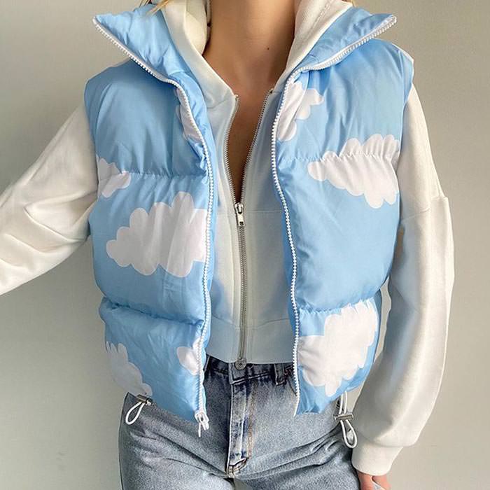 aesthetic puffer vest boogzel apparel