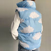 blue puffer vest boogzel apparel