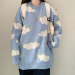 cloud blue sky sweater boogzel apparel