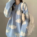 cloud blue sky sweater boogzel apparel