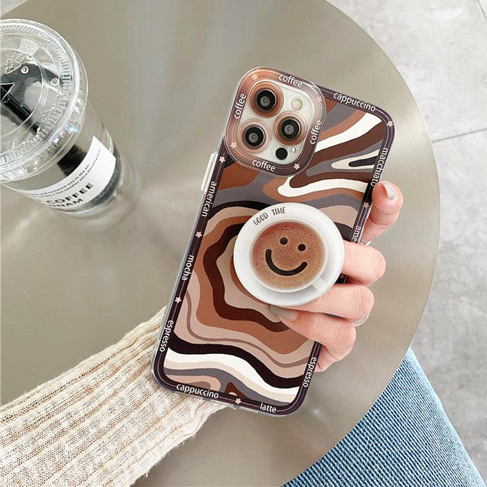 aesthetic brown iphone case boogzel apparel