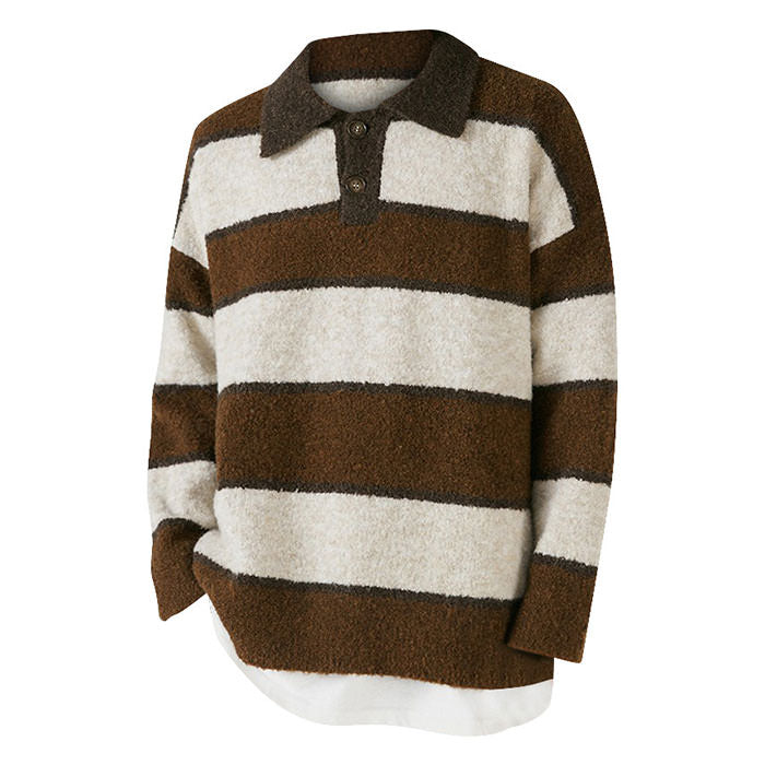 downtwn girl aesthetic stripe sweater boogzel apparel
