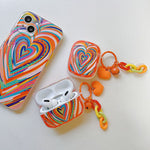 Colorful Heart AirPods Case